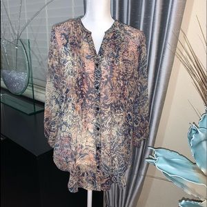 Liz Claiborne sheer blouse